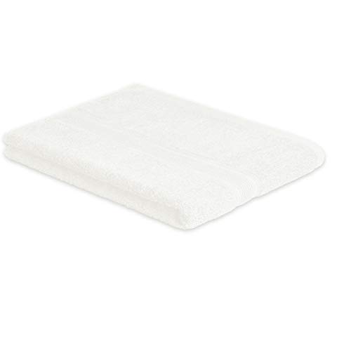 EXKLUSIV HEIMTEXTIL Frottier Handtücher Duschtuch 70 x 140 cm Weiß 500 g von EXKLUSIV HEIMTEXTIL