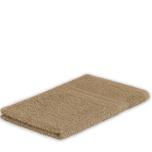 EXKLUSIV HEIMTEXTIL Frottier Handtücher Gästehandtuch 30 x 50 cm Sand 500 g von EXKLUSIV HEIMTEXTIL