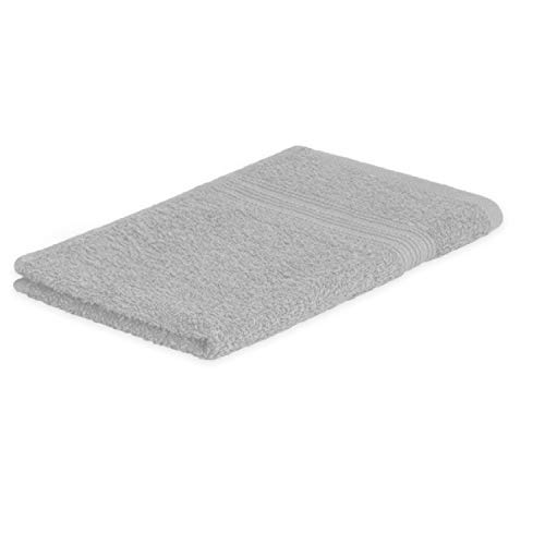 EXKLUSIV HEIMTEXTIL Frottier Handtücher Gästehandtuch 30 x 50 cm Silber 500 g von EXKLUSIV HEIMTEXTIL