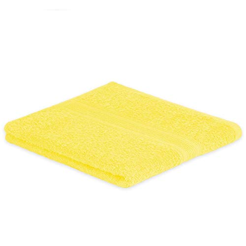 EXKLUSIV HEIMTEXTIL Frottier Handtücher Handtuch 50 x 100 cm Gelb 500 g von EXKLUSIV HEIMTEXTIL