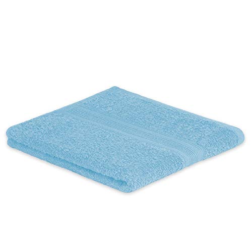 EXKLUSIV HEIMTEXTIL Frottier Handtücher Handtuch 50 x 100 cm Hellblau 500 g von EXKLUSIV HEIMTEXTIL