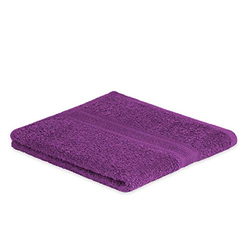 EXKLUSIV HEIMTEXTIL Frottier Handtücher Handtuch 50 x 100 cm Lila 500 g von EXKLUSIV HEIMTEXTIL