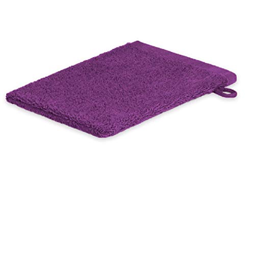 EXKLUSIV HEIMTEXTIL Frottier Handtücher Waschhandschuh 15 x 21 cm Lila 500 g von EXKLUSIV HEIMTEXTIL