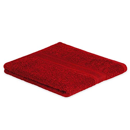 EXKLUSIV HEIMTEXTIL Handtuch 50 x 100 cm 500g/m² Rot Hohe Qualität Neu/OVP von EXKLUSIV HEIMTEXTIL