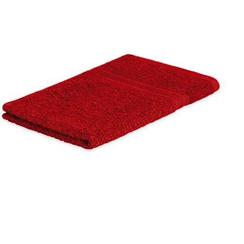 EXKLUSIV HEIMTEXTIL Handtuch 500g/m² Gästehandtuch 30 x 50 cm rot Hohe Qualität Neu/OVP von EXKLUSIV HEIMTEXTIL