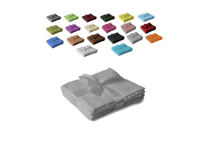 EXKLUSIV HEIMTEXTIL Handtuch Handtuch Spar Set Baumwolle 500 g/m², Frottee (12-St), ohne Bordüre von EXKLUSIV HEIMTEXTIL