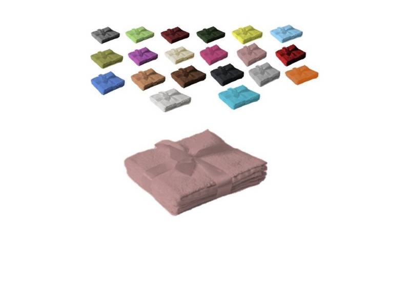 EXKLUSIV HEIMTEXTIL Handtuch Handtuch Spar Set Baumwolle 500 g/m², Frottee (12-St), ohne Bordüre von EXKLUSIV HEIMTEXTIL