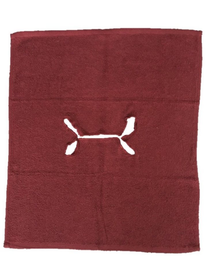 EXKLUSIV HEIMTEXTIL Handtuch Handtuch mit Nasenschlitz für Massageliege, Frottee (1-St), mit Nasenschlitz von EXKLUSIV HEIMTEXTIL