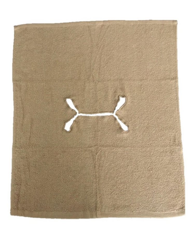 EXKLUSIV HEIMTEXTIL Handtuch Handtuch mit Nasenschlitz für Massageliege, Frottee (1-St), mit Nasenschlitz von EXKLUSIV HEIMTEXTIL