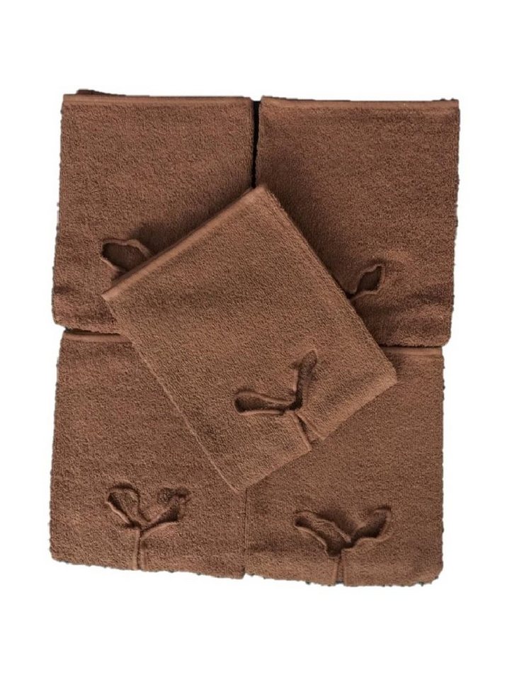 EXKLUSIV HEIMTEXTIL Handtuch Handtuch mit Nasenschlitz für Massageliege, Frottee (5-St), mit Nasenschlitz von EXKLUSIV HEIMTEXTIL