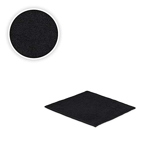 EXKLUSIV HEIMTEXTIL Handtuch Spar Set Baumwolle 500 g/m² Schwarz 12 x Seiftuch 30 x 30 cm von EXKLUSIV HEIMTEXTIL