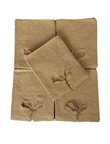 EXKLUSIV HEIMTEXTIL Handtuch mit Nasenschlitz für Massageliege 5 Stück Sand von EXKLUSIV HEIMTEXTIL
