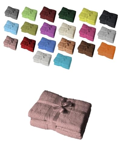 EXKLUSIV HEIMTEXTIL Handtuchserie im Set mit Schleife Marke Badetuch 2er Set 100 x 150 cm Rosa EXKLUSIV HEIMTEXTIL Handtuchserie im Set mit Schleife Marke Badetuch 2er Set 100 x 150 cm Rosa von EXKLUSIV HEIMTEXTIL