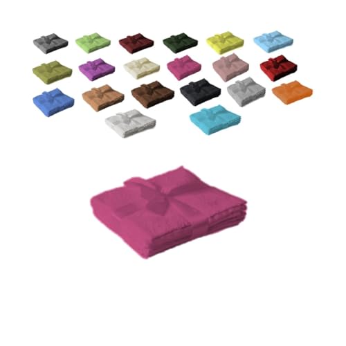 EXKLUSIV HEIMTEXTIL Handtuchserie im Set mit Schleife Marke Seiftuch 4er Set 30 x 30 cm Pink EXKLUSIV HEIMTEXTIL Handtuchserie im Set mit Schleife Marke Seiftuch 4er Set 30 x 30 cm Pink von EXKLUSIV HEIMTEXTIL