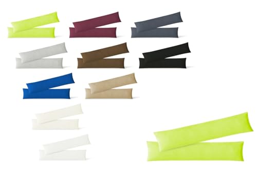 EXKLUSIV HEIMTEXTIL Jersey Kissenbezug 2er Set 40 x 145 cm apfelgrün von EXKLUSIV HEIMTEXTIL