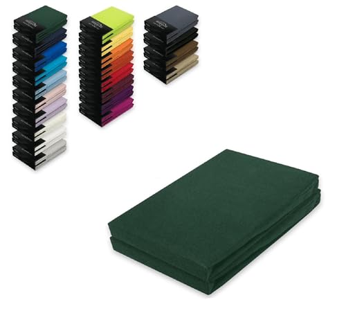 EXKLUSIV HEIMTEXTIL Jersey Spannbettlaken Doppelpack 60 x 120-70 x 140 cm Dunkelgrün EXKLUSIV HEIMTEXTIL Jersey Spannbettlaken Doppelpack 60 x 120-70 x 140 cm Dunkelgrün von EXKLUSIV HEIMTEXTIL