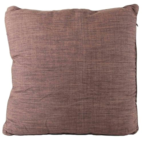 EXKLUSIV HEIMTEXTIL Kissen Hagby 40x40 cm braun von EXKLUSIV HEIMTEXTIL