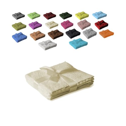 EXKLUSIV HEIMTEXTIL Seiftuch 4er Set 30 x 30 cm Naturweiss EXKLUSIV HEIMTEXTIL Seiftuch 4er Set 30 x 30 cm Naturweiss von EXKLUSIV HEIMTEXTIL