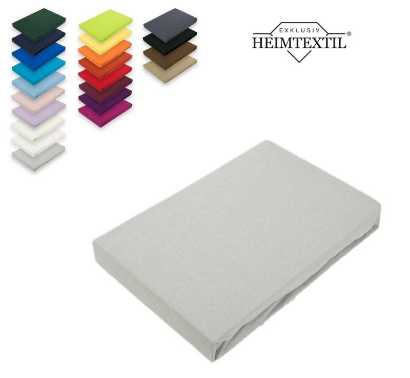 EXKLUSIV HEIMTEXTIL Spannbettlaken Microfaser Marke Spannbettlaken, Microfaser, Gummizug: rundum, (1 Stück), mit Rundumgummizug von EXKLUSIV HEIMTEXTIL