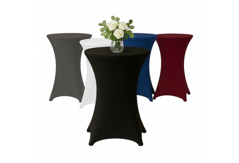 EXKLUSIV HEIMTEXTIL Stehtischhusse, Material: 90 % Polyester 10% Elasthan, ca. 140 g/m² EXKLUSIV HEIMTEXTIL Stehtischhusse, Material: 90 % Polyester 10% Elasthan, ca. 140 g/m² von EXKLUSIV HEIMTEXTIL