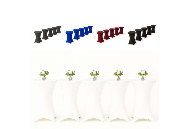 EXKLUSIV HEIMTEXTIL Stehtischhusse, Material: 90 % Polyester 10% Elasthan, ca. 140 g/m² EXKLUSIV HEIMTEXTIL Stehtischhusse, Material: 90 % Polyester 10% Elasthan, ca. 140 g/m² von EXKLUSIV HEIMTEXTIL