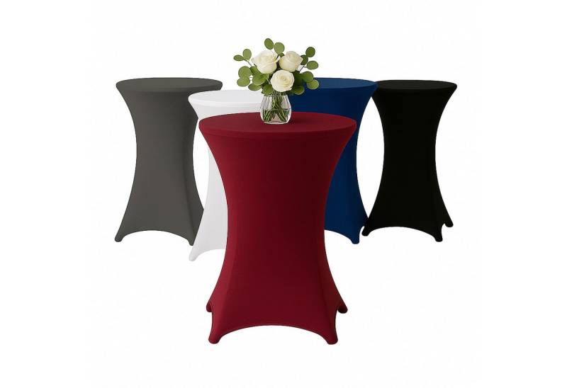 EXKLUSIV HEIMTEXTIL Stehtischhusse, Material: 90 % Polyester 10% Elasthan, ca. 140 g/m² EXKLUSIV HEIMTEXTIL Stehtischhusse, Material: 90 % Polyester 10% Elasthan, ca. 140 g/m² von EXKLUSIV HEIMTEXTIL