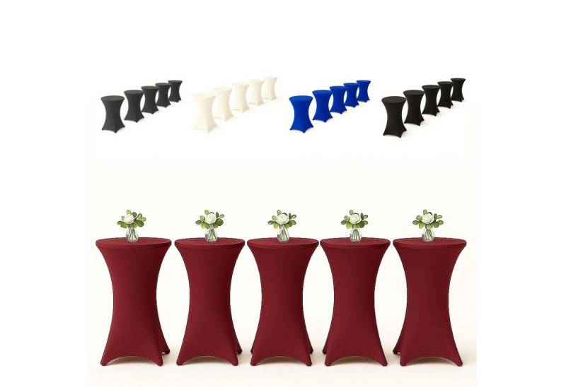 EXKLUSIV HEIMTEXTIL Stehtischhusse, Material: 90 % Polyester 10% Elasthan, ca. 140 g/m² EXKLUSIV HEIMTEXTIL Stehtischhusse, Material: 90 % Polyester 10% Elasthan, ca. 140 g/m² von EXKLUSIV HEIMTEXTIL