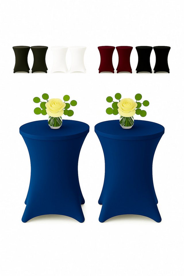 EXKLUSIV HEIMTEXTIL Stehtischhusse, Material: 90 % Polyester 10% Elasthan, ca. 140 g/m² EXKLUSIV HEIMTEXTIL Stehtischhusse, Material: 90 % Polyester 10% Elasthan, ca. 140 g/m² von EXKLUSIV HEIMTEXTIL