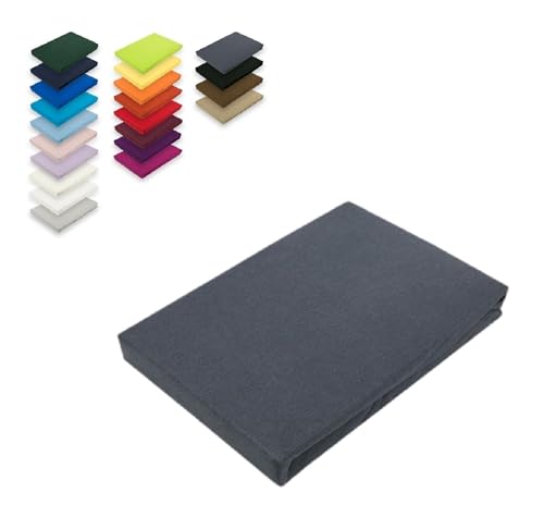 EXKLUSIV HEIMTEXTIL Topper Jersey Spannbettlaken 100% Baumwolle Öko - Tex Zertifiziert, Markenqualität, Steghöhe bis 12 cm, 180 x 200 cm Anthrazit EXKLUSIV HEIMTEXTIL Topper Jersey Spannbettlaken 100% Baumwolle Öko - Tex Zertifiziert, Markenqualität, Steghöhe bis 12 cm, 180 x 200 cm Anthrazit von EXKLUSIV HEIMTEXTIL