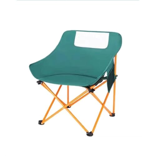 EXKURPOO Angelhocker Angeln Stuhl Outdoor Klapp Mond Stuhl Camping Freizeit Malerei Hocker Bunte(Color02) von EXKURPOO