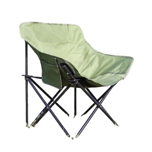 EXKURPOO Angelhocker Outdoor Mond Stuhl Tragbare Angeln Sitz Kunst Skizzieren Rückenlehne Klapp Hocker Camping Stall Strand Stuhl Garten Schreibtisch(E) von EXKURPOO