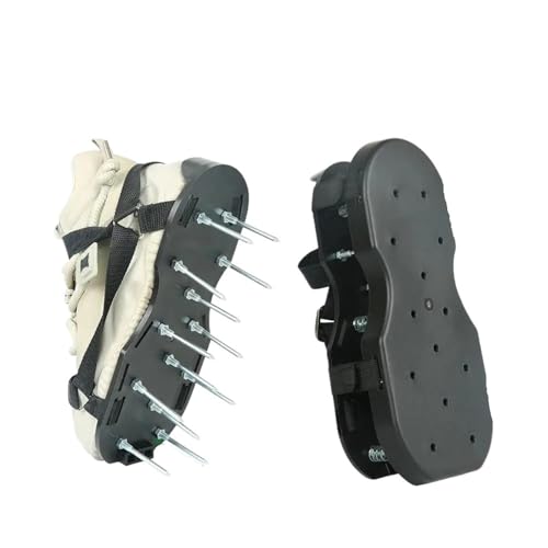 EXKURPOO Rasenlüftungsschuhe Doppelschichtige Rasenbelüfterschuhe, Sandalen mit Spikes und verstellbarem Riemen, rutschfeste Gras-Spike-Schuhe for Belüften von Rasenböden EXKURPOO Rasenlüftungsschuhe Doppelschichtige Rasenbelüfterschuhe, Sandalen mit Spikes und verstellbarem Riemen, rutschfeste Gras-Spike-Schuhe for Belüften von Rasenböden von EXKURPOO