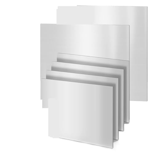 Edelstahlblech 304 Edelstahl Quadratische Blechplatte Flach Gebürstetes Metall Poliert Verschiedene Größen(3x150x150mm 1pcs) von EXKURPOO