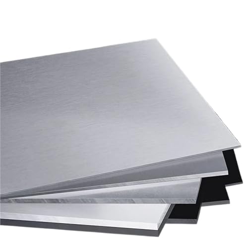 Edelstahlblech Aluminiumlegierungsblech, flache Platte, Hardware-Platte(200x300x10mm(1Pcs)) von EXKURPOO