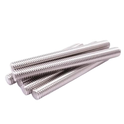 Gewindestange 5pc Gewindestange Vollgewinde Bar 304 Edelstahl Befestigungen Silber(60mm,M10) von EXKURPOO