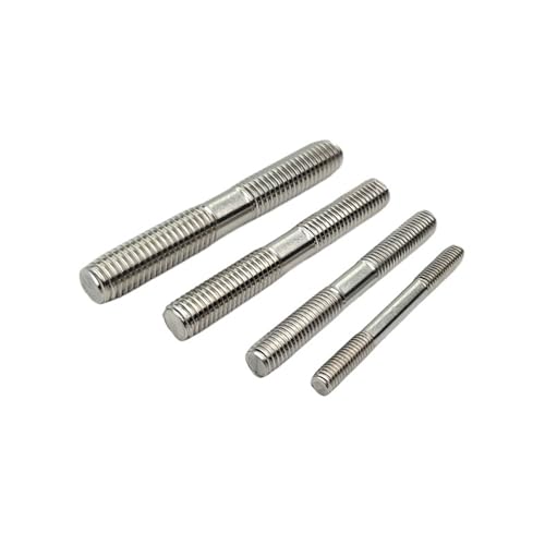 Gewindestange Doppel Ende Gewinde Stange Stehbolzen 304 Edelstahl Verlängern Gleich Länge Dual Kopf Gewinde(M12-1pcs,150mm) von EXKURPOO