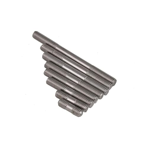 Gewindestange Doppelendgewindestange metrisch 304 Edelstahl kopflose Stehbolzen Schraube Zahnstocher Gewindestange(160mm,M16(1pcs)) von EXKURPOO