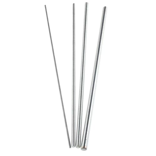 Gewindestange Gewindestange Vollgewindestange Bolzenschraube Länge 250mm Silber 304 Edelstahl DIN975 M3 M4 M5 M6 M8 M10 M12 M14 M16 M18 M20(M8) von EXKURPOO