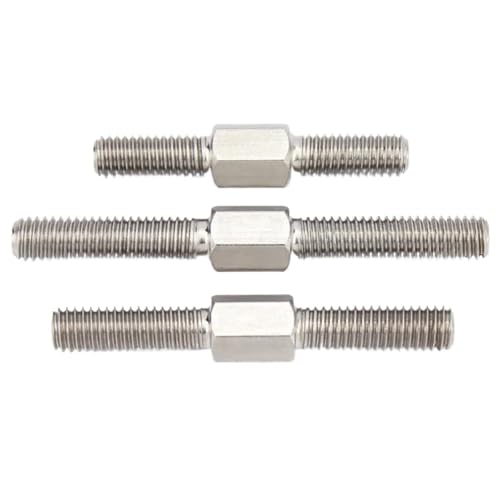 Gewindestange Links- und Rechtsgewinde Doppelkopf-Gewindestange 304 Edelstahl Doppelendstange Stehbolzen(M16x150) von EXKURPOO