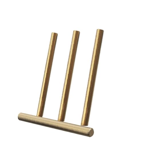 Gewindestange Messinggewindestange Vollgewindebolzenbolzen(M6x120mm (1pcs)) von EXKURPOO