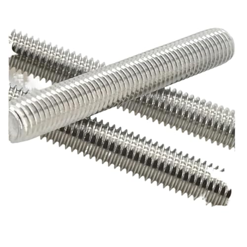 Gewindestange Vollgewindestange 304 Edelstahl Vollmetrische Gewindestangen Schrauben Bolzenbolzen(60mm (3Pcs),M4) von EXKURPOO