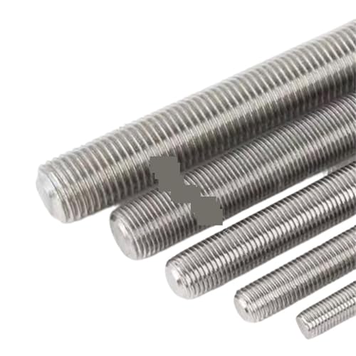Gewindestange Vollgewindestange Vollmetrische Gewindestangen Wellenstangenschrauben Bolzenbolzen aus Edelstahl 304(M2.5x100 (5pcs)) von EXKURPOO