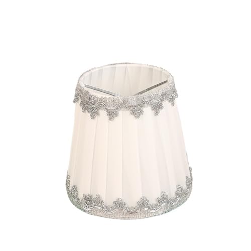 Pendelleuchte Schirm Dia 12CM Kronleuchter Stoff Lampenschirm Clip auf Mini Wandlampe Schatten Hotel Schlafzimmer Nachttischlampe Stehlampe Shell Cover(Multi-colored) von EXKURPOO
