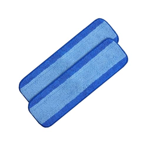 Wischmopp Bezug 1/2/4 Stück Mikrofaser-Wischtuch-Ersatzköpfe For Das Bodenpflegesystem, Nass/trocken, Flaches Wischtuch, Reinigungswerkzeuge, Mopp(2pc) von EXKURPOO