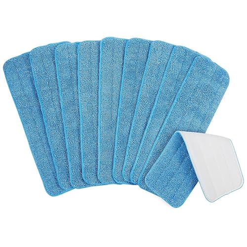 Wischmopp Bezug 2 Stück Ersatz-Mikrofaser-Reinigungstuch, 14 X 46 Cm, Wassersprüh-Mopp-Pad For Flache Rotationsmopp-Maschinenzubehör Wischmopp Bezug 2 Stück Ersatz-Mikrofaser-Reinigungstuch, 14 X 46 Cm, Wassersprüh-Mopp-Pad For Flache Rotationsmopp-Maschinenzubehör von EXKURPOO