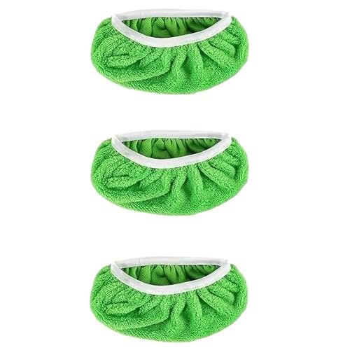 Wischmopp Bezug 3/8/10/18/24Pcs Mikrofaser Mop Ersatz Pad Waschbar Flache Boden Tuch Reinigung Liefert(3pcs) von EXKURPOO