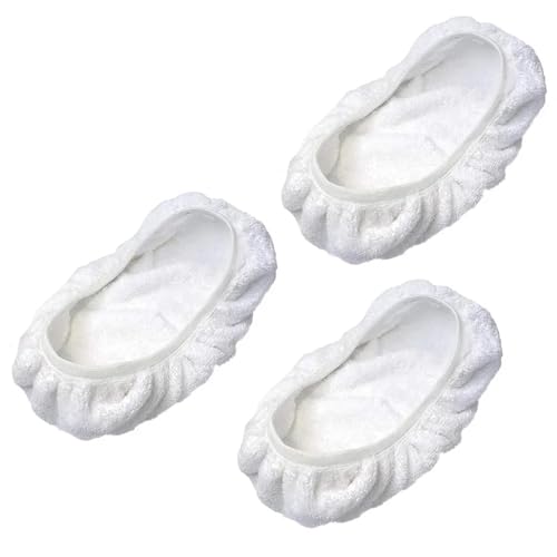 Wischmopp Bezug 3 stücke for Mopp Tuch for Wischen Pads Flache Mopp-tuch Haushalts Reinigung Zubehör(25.4x11.5cm) von EXKURPOO