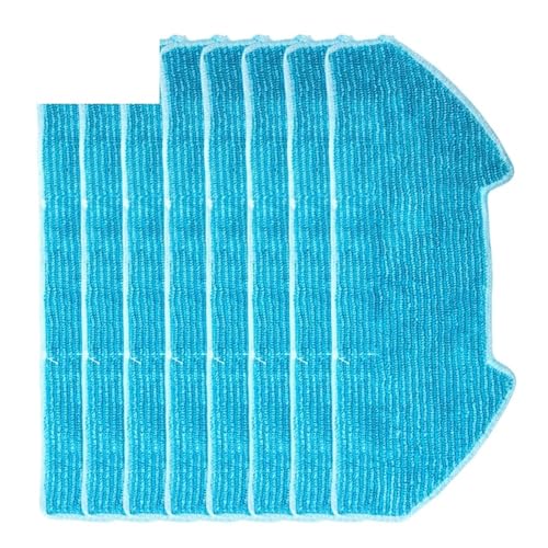 Wischmopp Bezug 3er-Pack/8er-Pack Mopptuch-Set Mikrofaser-Kehrtuch-Reinigungspad(8 PACK) von EXKURPOO