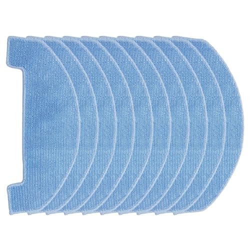 Wischmopp Bezug 4/10 stücke Mopp Pad Tuch Staubsauger Ersatzteile Haushalts Reinigung Ersatz Zubehör(10 PACK) von EXKURPOO