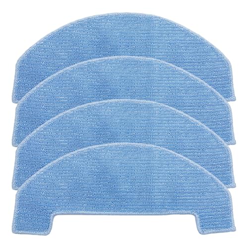 Wischmopp Bezug 4/10 stücke Mopp Pad Tuch Staubsauger Ersatzteile Haushalts Reinigung Ersatz Zubehör(4 PACK) von EXKURPOO
